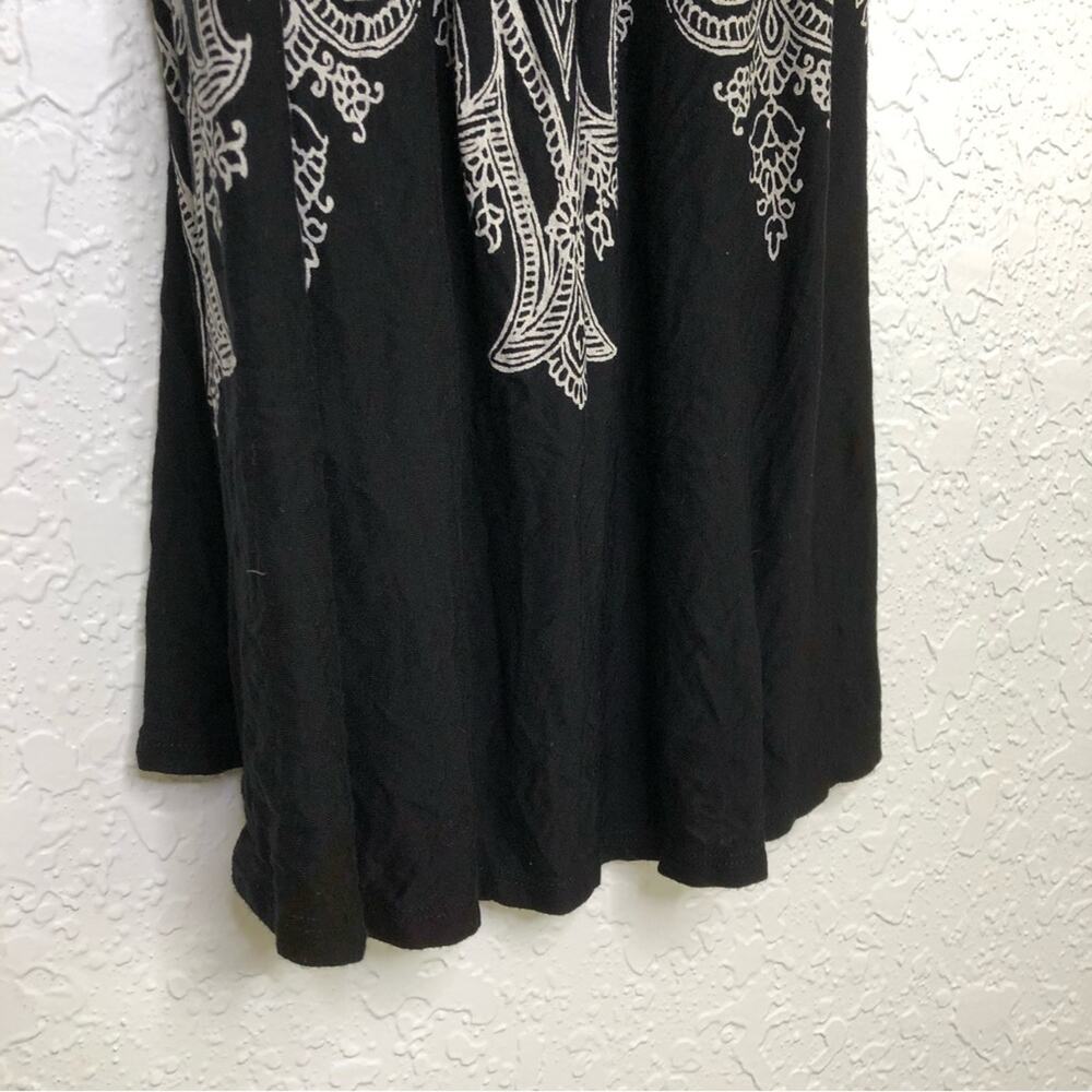 In Bloom black white lace up back nightgown size Large - Picture 6 of 13